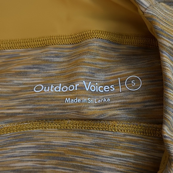 YELLOW CROPPED OUTDOOR VOICES TANK!! - Picture 5 of 5